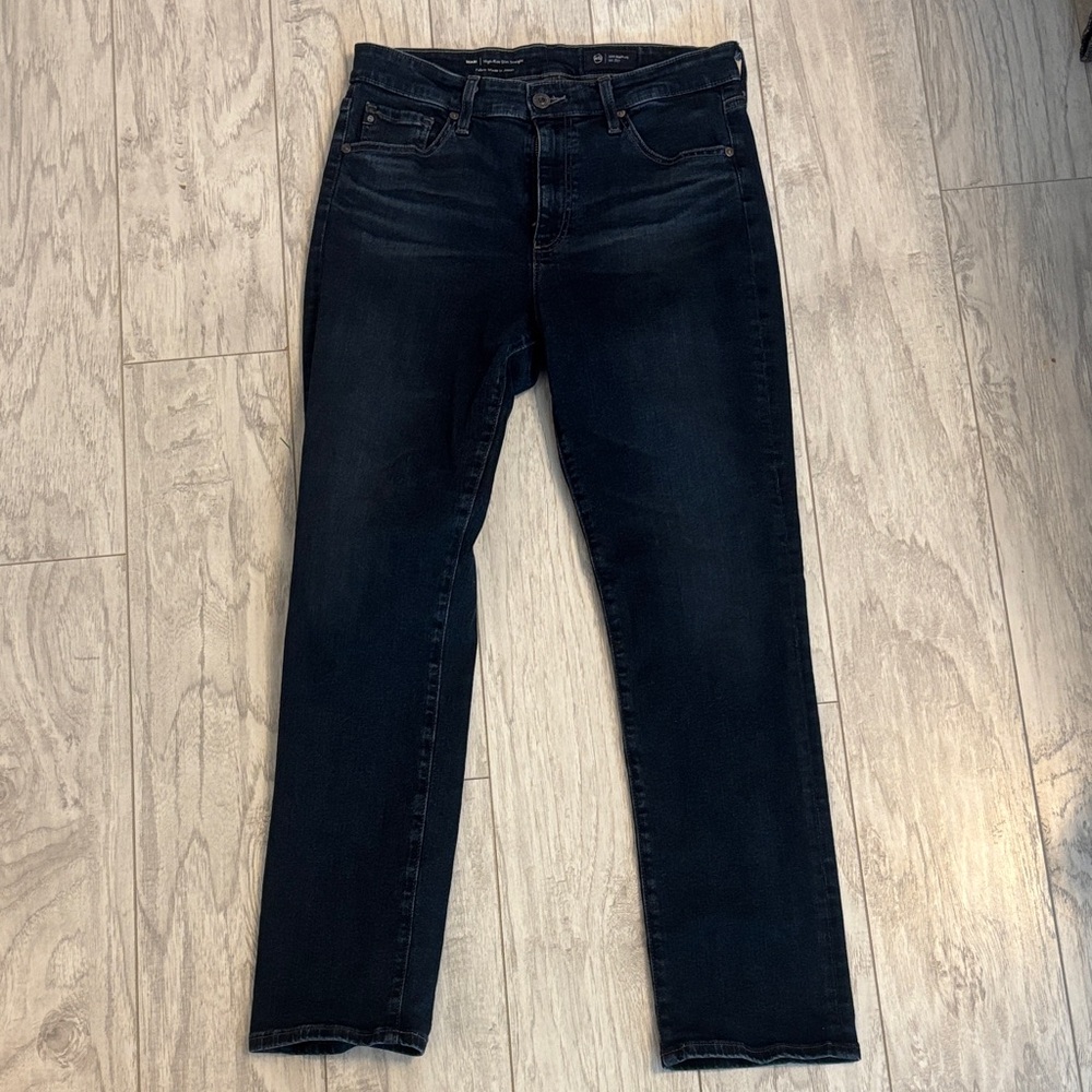 AG Adriano Goldschmied Women's Dark Blue Slim Jeans